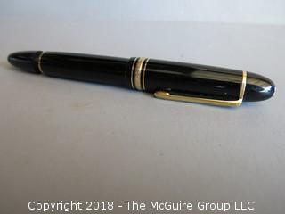 Vintage Mont Blanc Meisterstruck fountain pen, #4810 14k gold nib, needs new piston