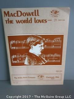 Collection of Sheet Music.  See all the photos