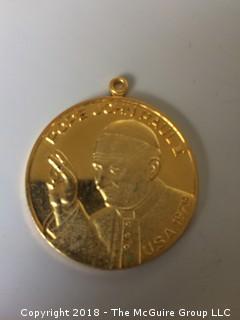 Whitehead Hoag Bronze Medal of Henry Hudson, Watergate Bronze Medal of Speak No Evil Spiro Agnew, and Pope John Paul II Medal