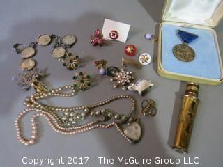 Collection of costume jewelry