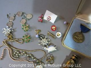 Collection of costume jewelry