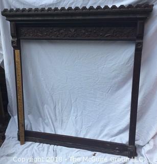 Beautiful Carved Wooden Fire Surround Mantel