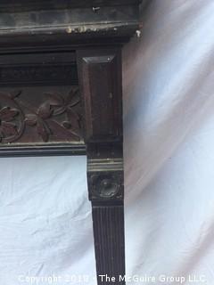 Beautiful Carved Wooden Fire Surround Mantel