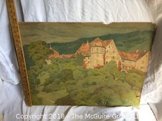 Early 1900s Paul von Ravenstein Lithograph 