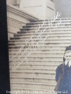 1920 Photograph of High School Class on US Capitol Steps