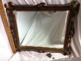 Mirror in Old Gesso Frame