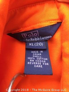 Orange Polo Ralph Lauren XL Women's Jacket