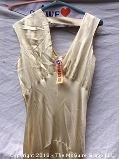 Vintage Silk Small Wedding Dress with Cropped Jacket