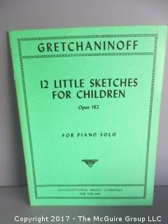 Collection of Sheet Music.  See all the photos