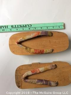 Vintage Japanese Geta Shoes