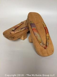 Vintage Japanese Geta Shoes