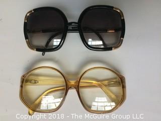 Vintage Christian Dior Eyeglass Frames and Ted Lapidus Sunglasses