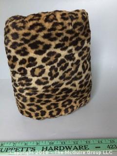 Faux Leopard Skin Hand Warmer, Clean Condition