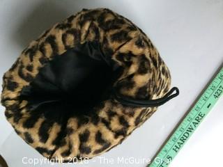 Faux Leopard Skin Hand Warmer, Clean Condition