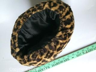 Faux Leopard Skin Hand Warmer, Clean Condition