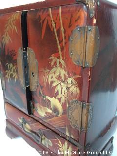 Vintage Japanese Lacquered Jewelry Box