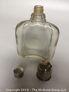 Collection of Glass Including Flask