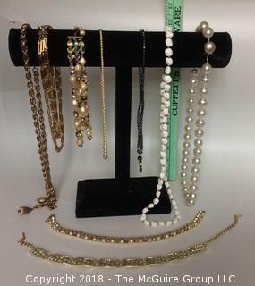 Collection of Nine Necklaces Including Sarah Coventry