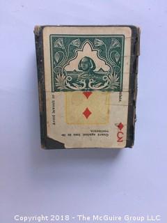 Antique 1904 Nile Fortune Telling Cards in Original Box with Instructions