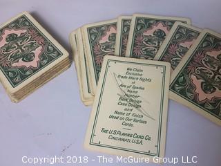 Antique 1904 Nile Fortune Telling Cards in Original Box with Instructions