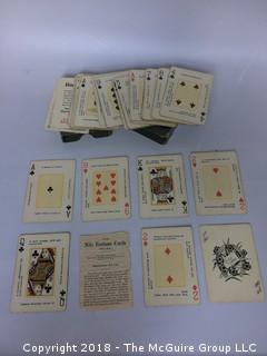 Antique 1904 Nile Fortune Telling Cards in Original Box with Instructions