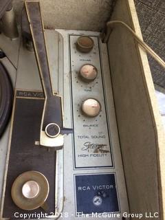 RCA Victor Portable Stereo with Speakers, Turntable Not Working