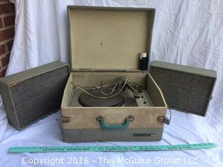 RCA Victor Portable Stereo with Speakers, Turntable Not Working