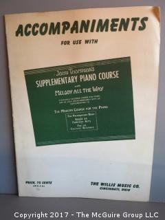 Collection of Sheet Music.  See all the photos