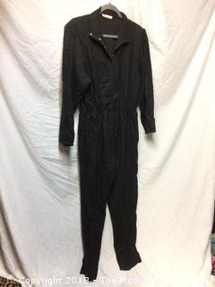 Black Cotton Women's Jumpsuit