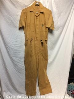 Vintage Brown Jump Suit with Buckle