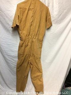 Vintage Brown Jump Suit with Buckle