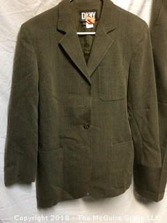 DKNY Wool Pants Suit and Jacket, Size 6 Jacket, Size 4 pants