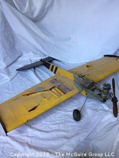 Vintage Top Flite Airplane Model with Motor