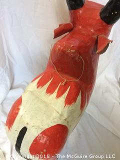 Thai Papier Mache Bull Toy