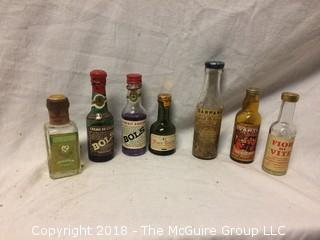 34 Vintage Miniature Liquor Bottles