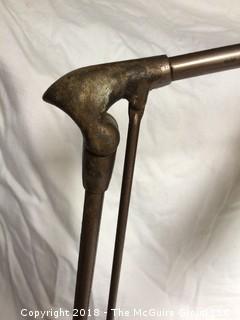 Vintage Large Working Industrial Desk Lamp with Swing Arm