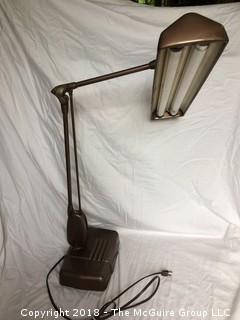 Vintage Large Working Industrial Desk Lamp with Swing Arm