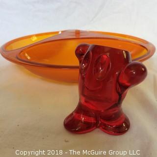 Modern Plastic Serving Dishes Including Koziol Toothpick Holder Man