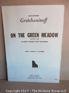 Collection of Sheet Music.  See all the photos