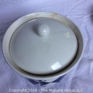 MCM Collection of Rorstrand Sweden Bowl with Lid, Picault (Picasso Friend) Clay Dish, and Dahl Jensen Copenhagen Mini Bowl