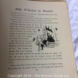 Collection of Little Pictures of Japan Children's Book, 1914 Billy Whiskers in Panama, and 1891 Little "Jim Crow" Book