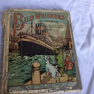 Collection of Little Pictures of Japan Children's Book, 1914 Billy Whiskers in Panama, and 1891 Little "Jim Crow" Book