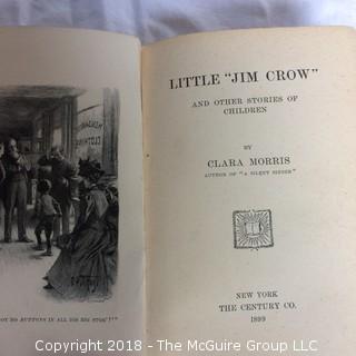 Collection of Little Pictures of Japan Children's Book, 1914 Billy Whiskers in Panama, and 1891 Little "Jim Crow" Book