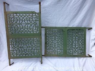 Vintage Decorative Metal Grates