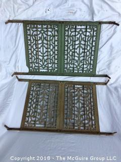 Vintage Decorative Metal Grates