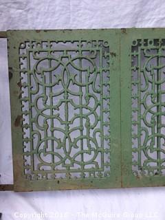 Vintage Decorative Metal Grates