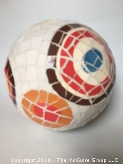 Heavy Tiled Garden Yard Ball