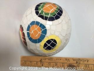 Heavy Tiled Garden Yard Ball