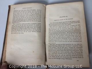 Collection of Books: The Mormons or Latter-Day Saints, 1856, Lippincott, and The Harmonies of Creation by John C. Newman, 1836, J. W. Woods