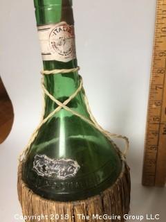 Two Vintage Italian Chianti Bottles